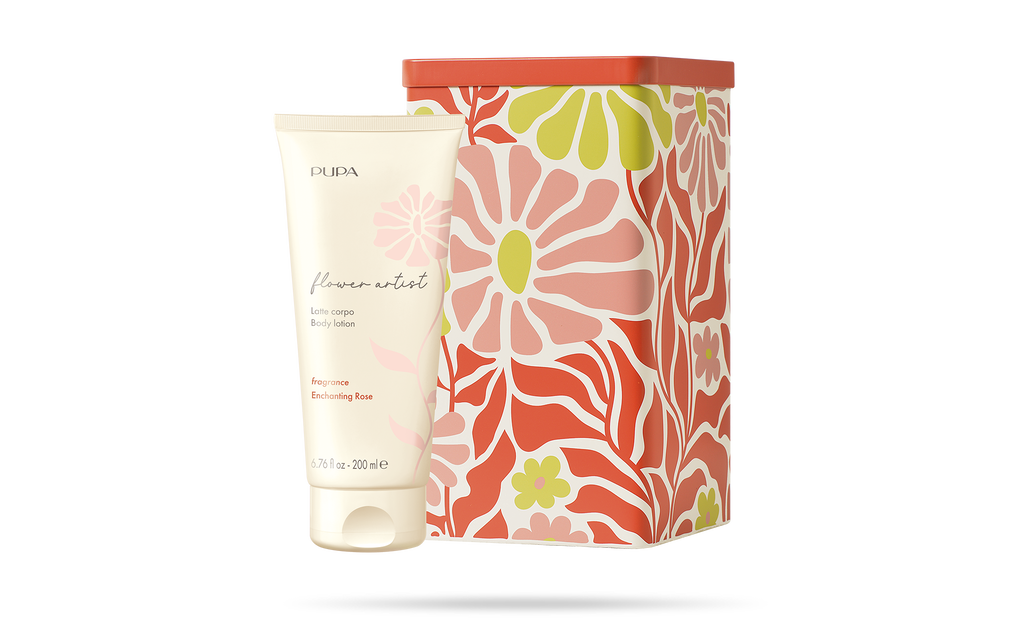 PUPA Flower Artist - Latte Corpo 200 ml + Confezione in Metallo