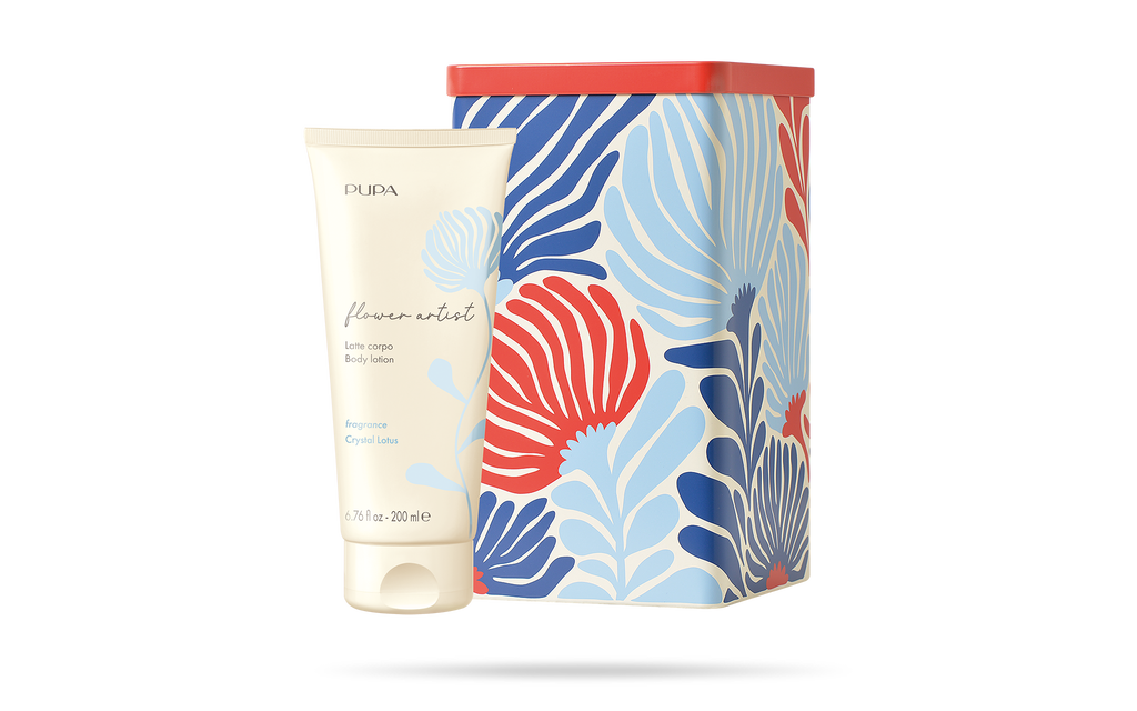 PUPA Flower Artist - Latte Corpo 200 ml + Confezione in Metallo