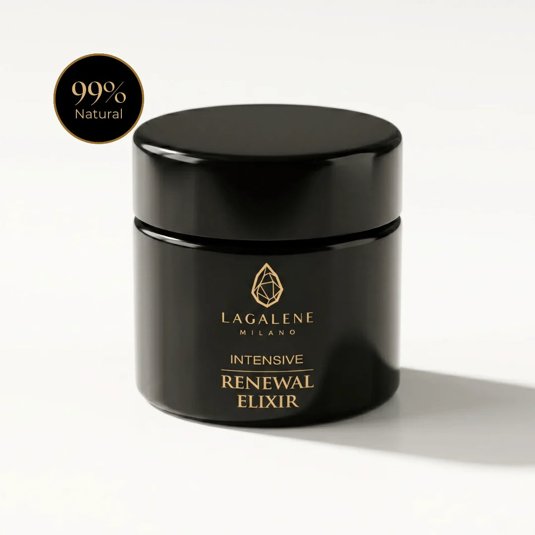 Lagalene Milano Intensive Renewal Elixir Crema e/o Maschera Senza Risciacquo 99% Naturale, Anti-age, Rimpolpa, Rigenera, Idrata e Rivitalizza, 50ml