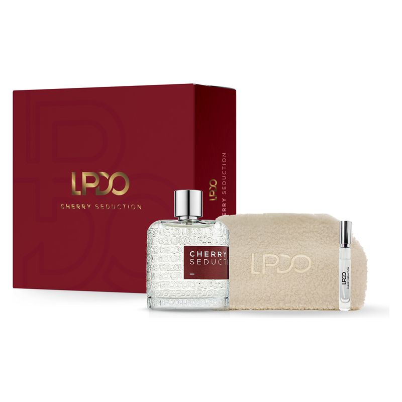 LPDO COFANETTO CHERRY SEDUCTION 100 ML 2025 + POCHETTE E PROFUMO DA VIAGGIO