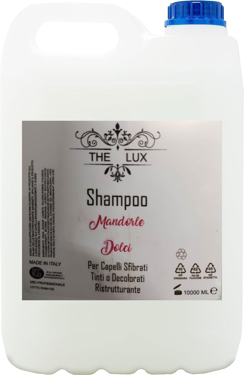 The Lux tanica Shampoo Professionale - 10 litri