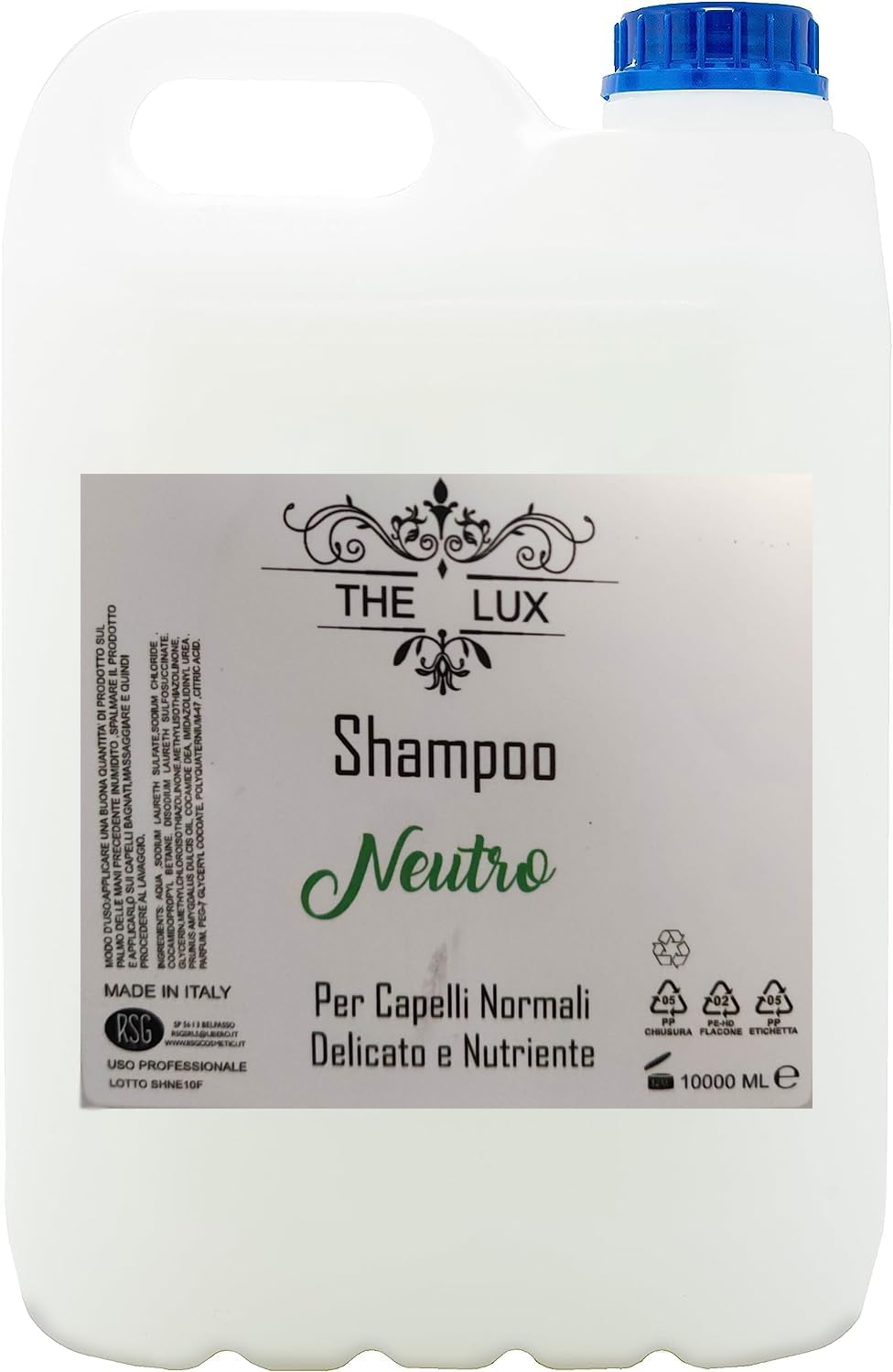The Lux tanica Shampoo Professionale - 10 litri
