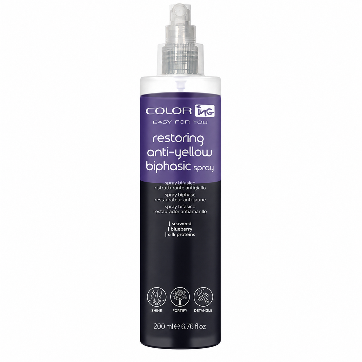 Ing Spray bifasico ristrutturante antigiallo - 200 ml