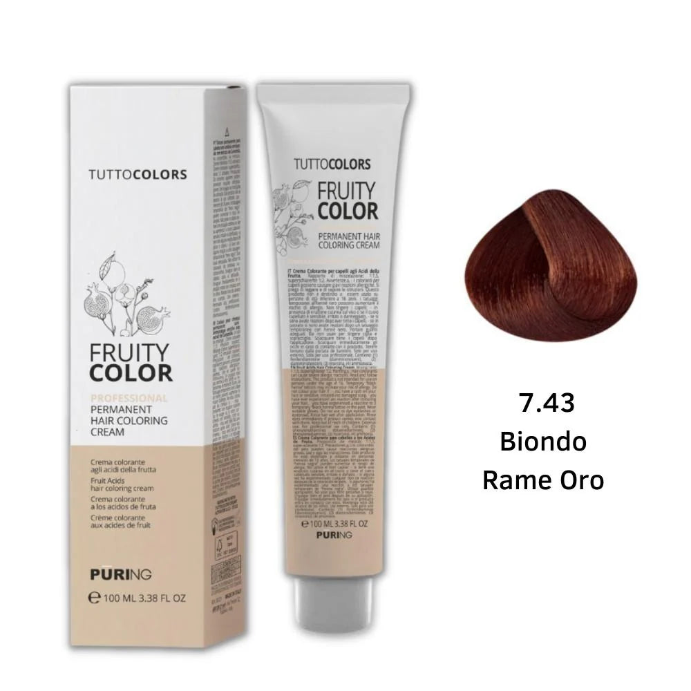 PURING Tinta per capelli Fruity Color con acidi della frutta 100 ml