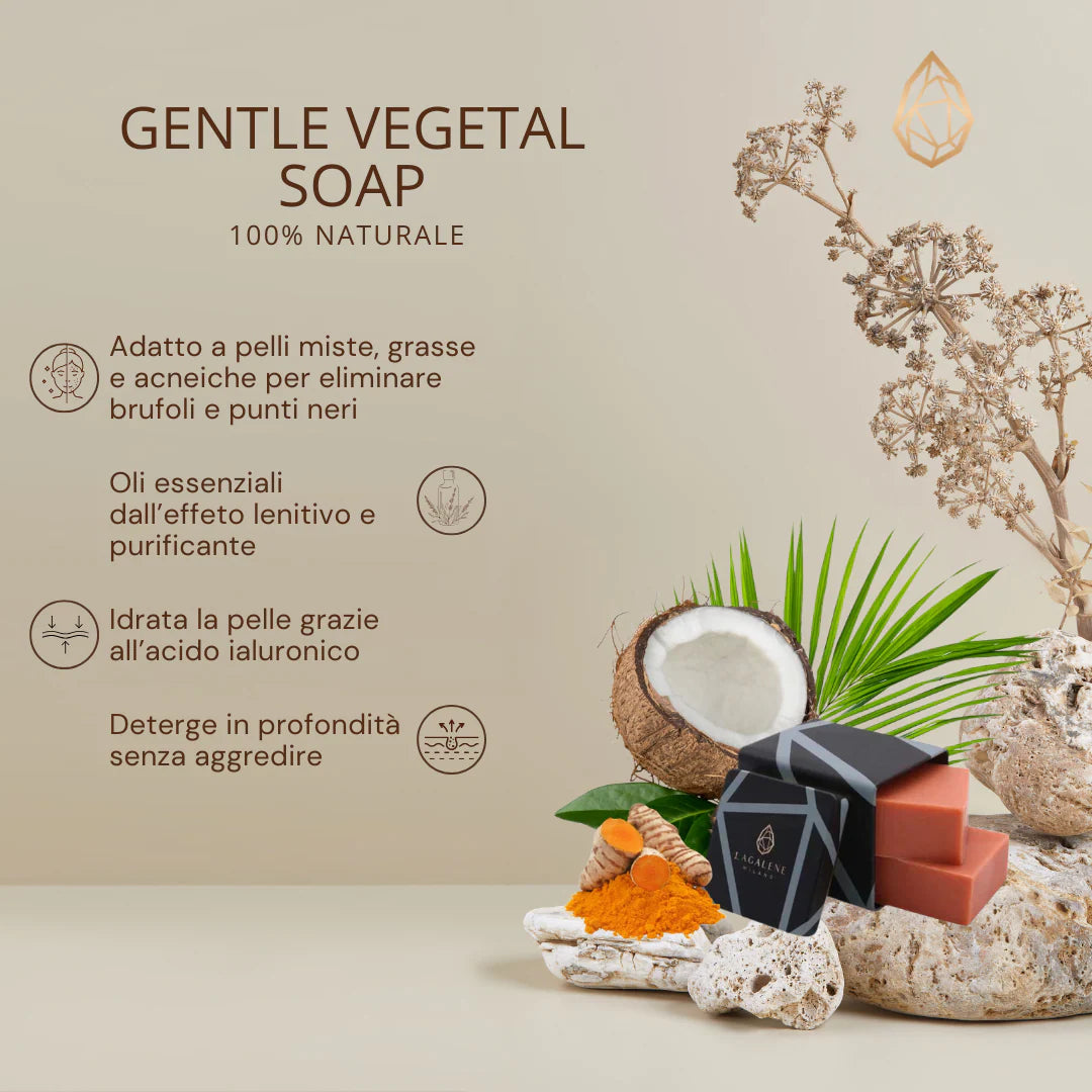 Lagalene Milano Sapone purificante delicato 2 pezzi - 130g