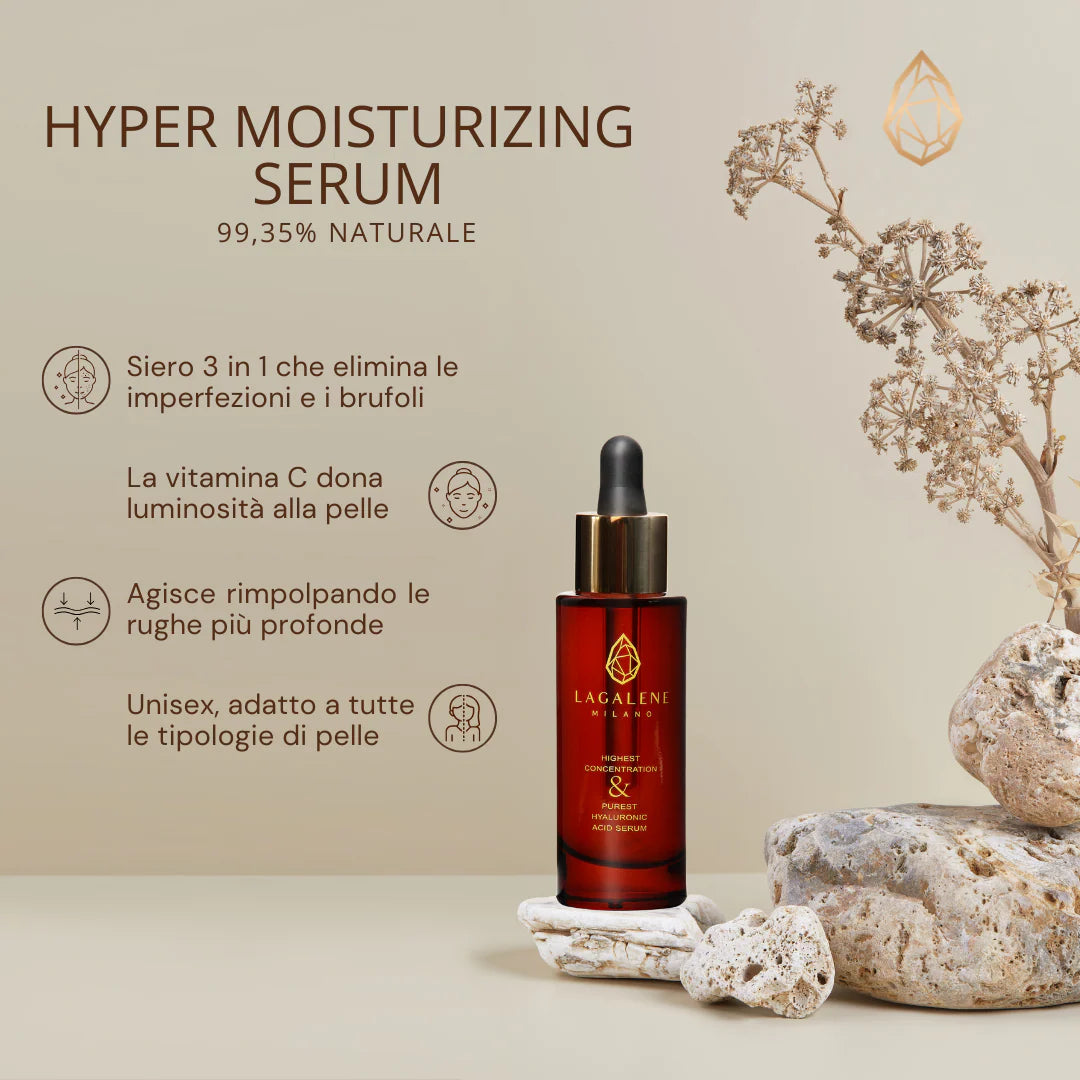 Lagalene Milano Hyper Moisturizing Serum 99,35% naturale 30 ml