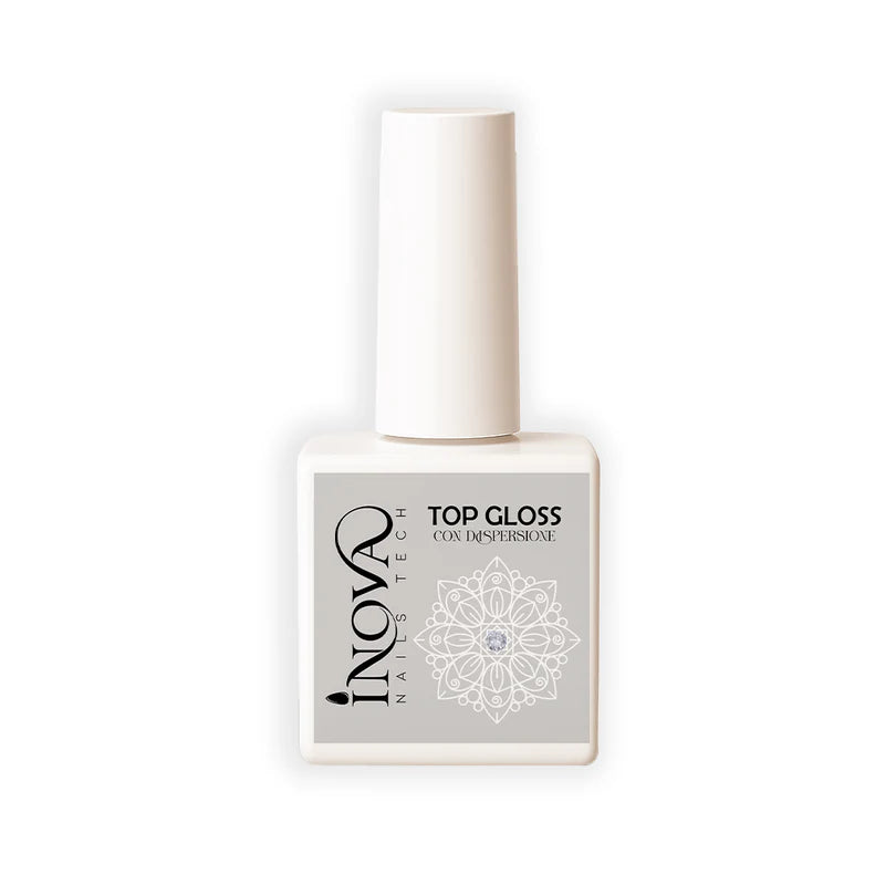 Inova Nails Top Gloss con dispersione HEMA FREE - 12 ml