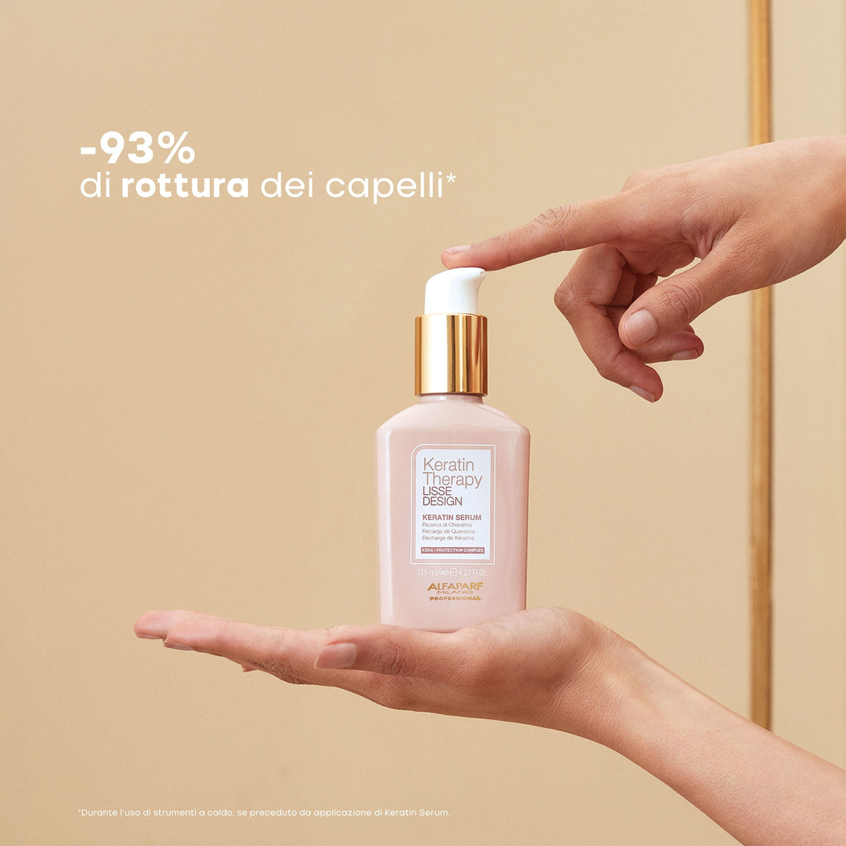 Alfaparf Milano Keratin Therapy Lisse Design Keratin Serum – Siero con Cheratina e Collagene Post-Lisciatura 125 ml, immagine ufficiale 5