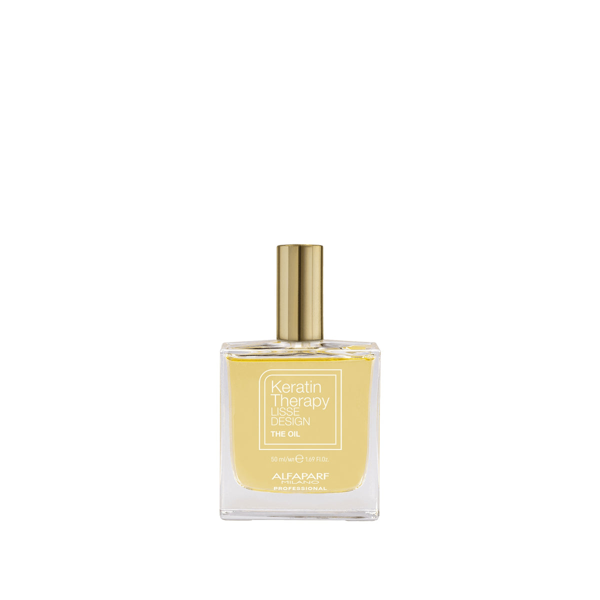 Alfaparf Milano Keratin Therapy Lisse Design The Oil – Olio Setificante con Cheratina e Olio di Babassù 50 ml, confezione frontale