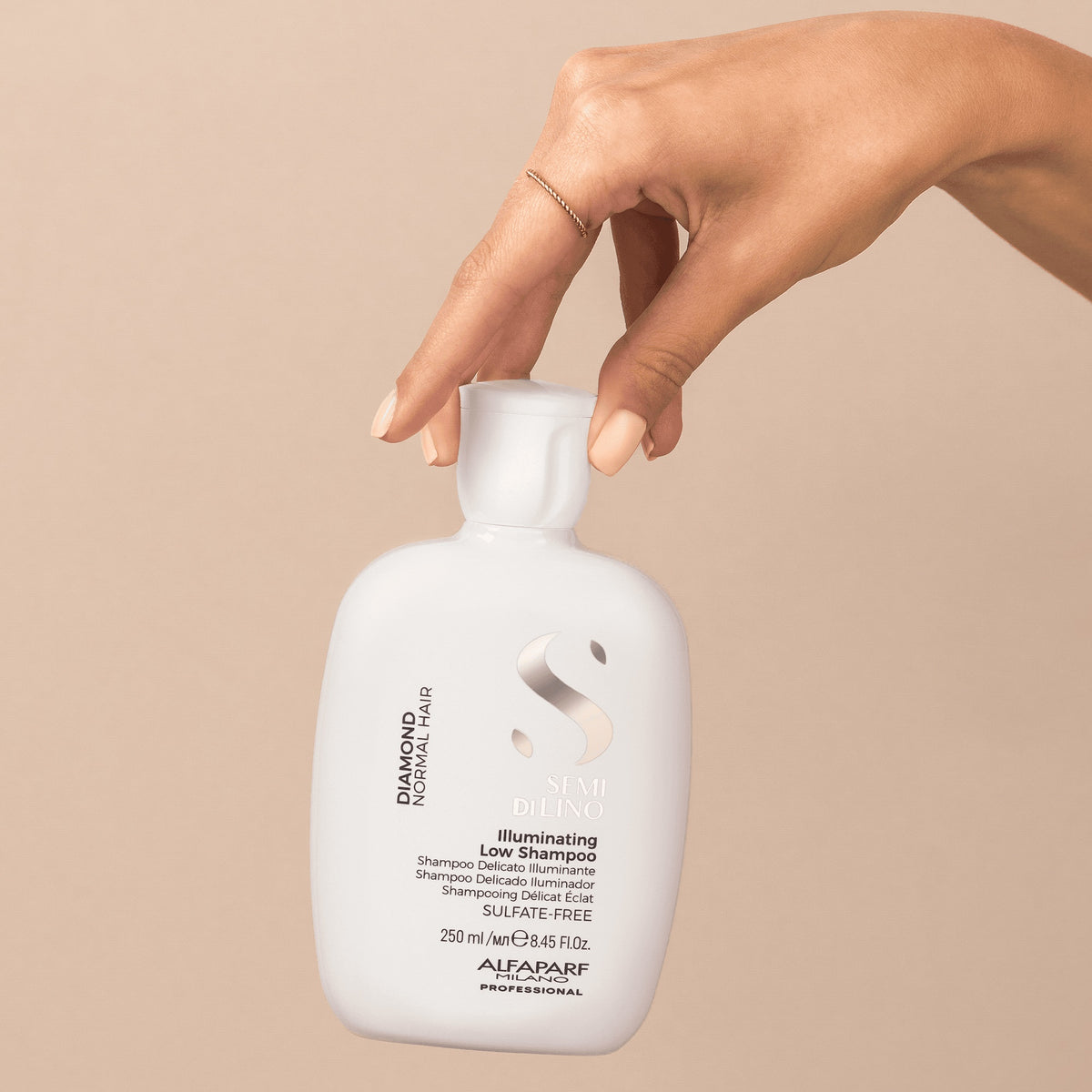 Alfaparf Milano Semi di Lino Diamond Illuminating Low Shampoo – Shampoo delicato illuminante per capelli normali 250 ml, immagine ufficiale 3