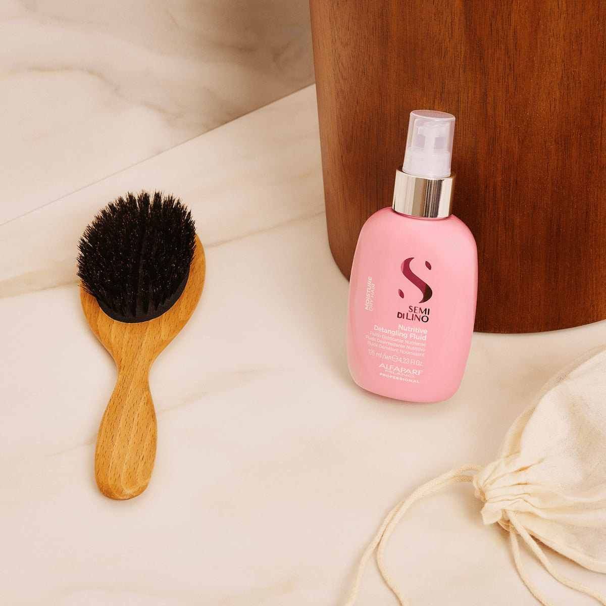 Alfaparf Milano Semi di Lino Moisture Nutritive Detangling Fluid – Fluido districante senza risciacquo per capelli secchi 125 ml, immagine ufficiale 2