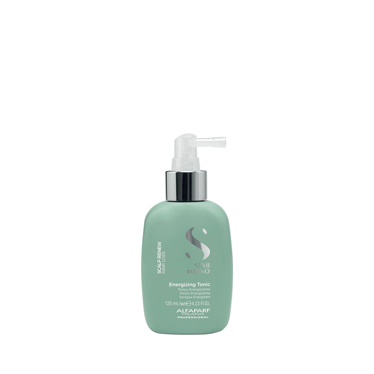 Alfaparf Milano Semi di Lino Scalp Energizing Tonic – Tonico energizzante e riequilibrante 125 ml, confezione frontale