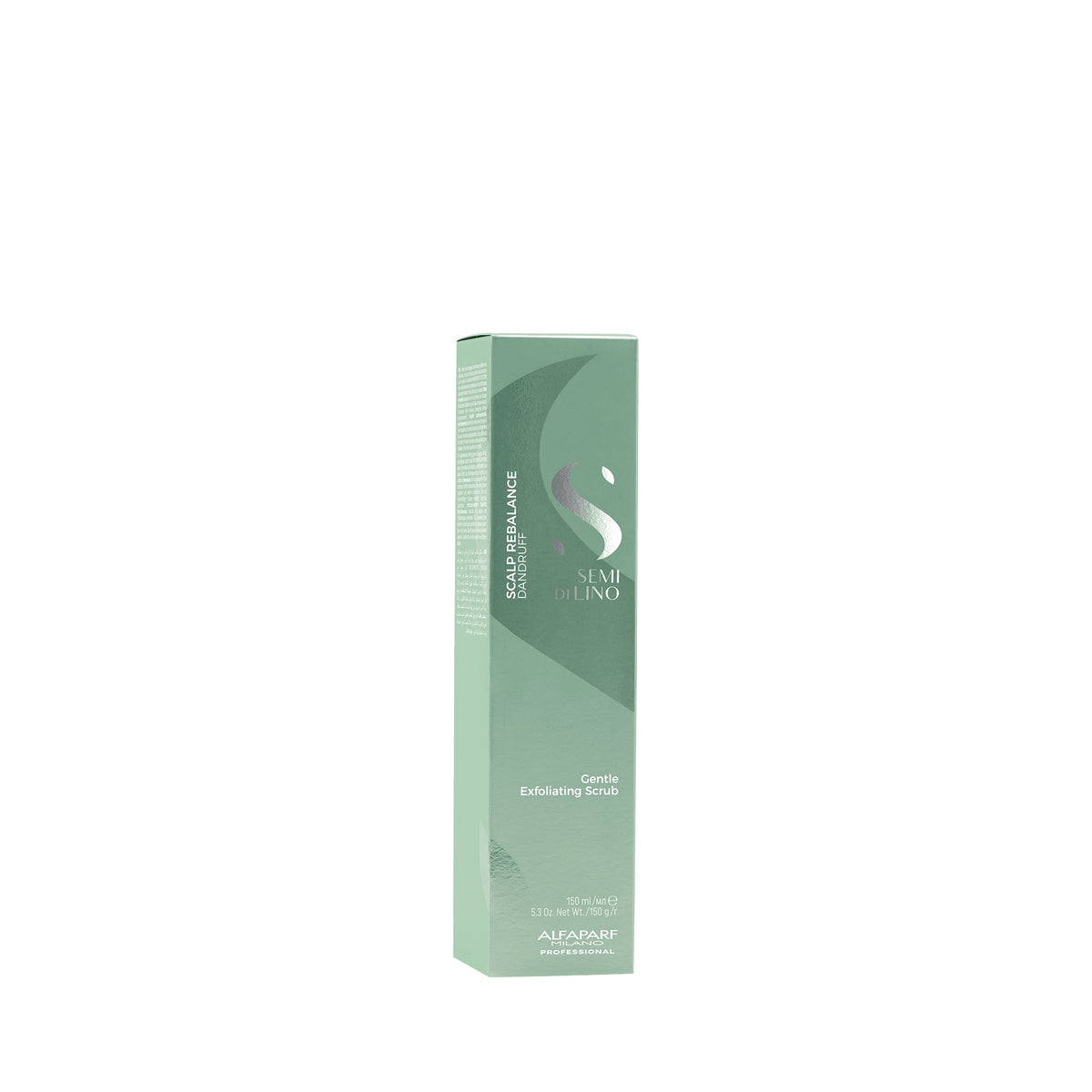 Alfaparf Milano Semi di Lino Scalp Gentle Exfoliating Scrub – Scrub esfoliante per cute con problemi di forfora 150 ml, immagine ufficiale 2