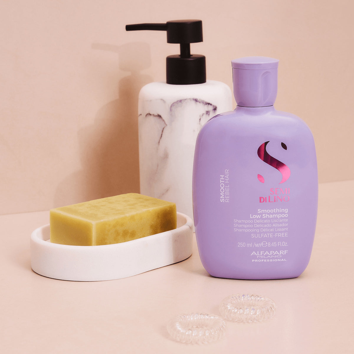 Alfaparf Milano Semi di Lino Smooth Smoothing Low Shampoo – Shampoo delicato lisciante per capelli ribelli 250 ml, immagine ufficiale 2