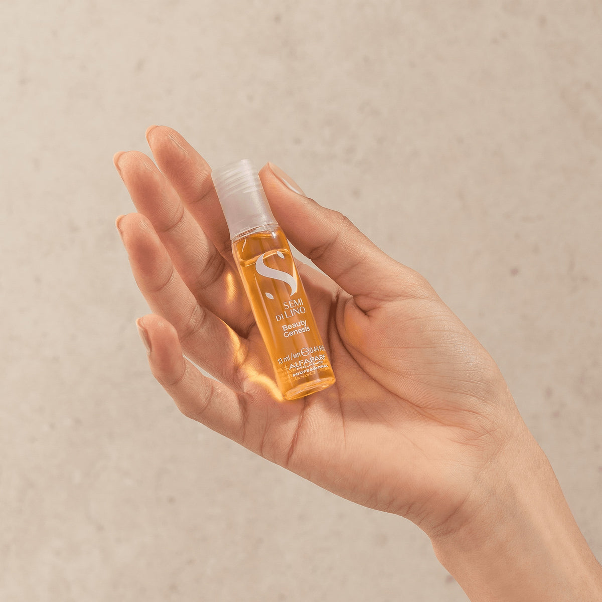 Alfaparf Milano Semi di Lino Sublime Cellula Madre Beauty Genesis – Trattamento Illuminante con Cellule Staminali Vegetali di Argan 12 × 13 ml, immagine ufficiale 3