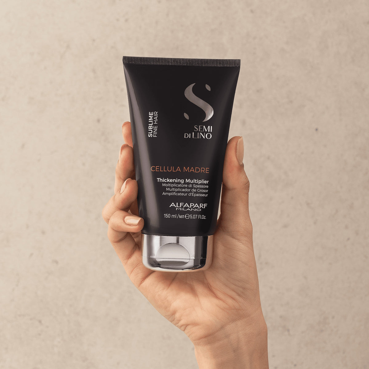 Alfaparf Milano Semi di Lino Sublime Cellula Madre Thickening Multiplier – Concentrato Ispessente e Volumizzante per Capelli Fini 150 ml, immagine ufficiale 2