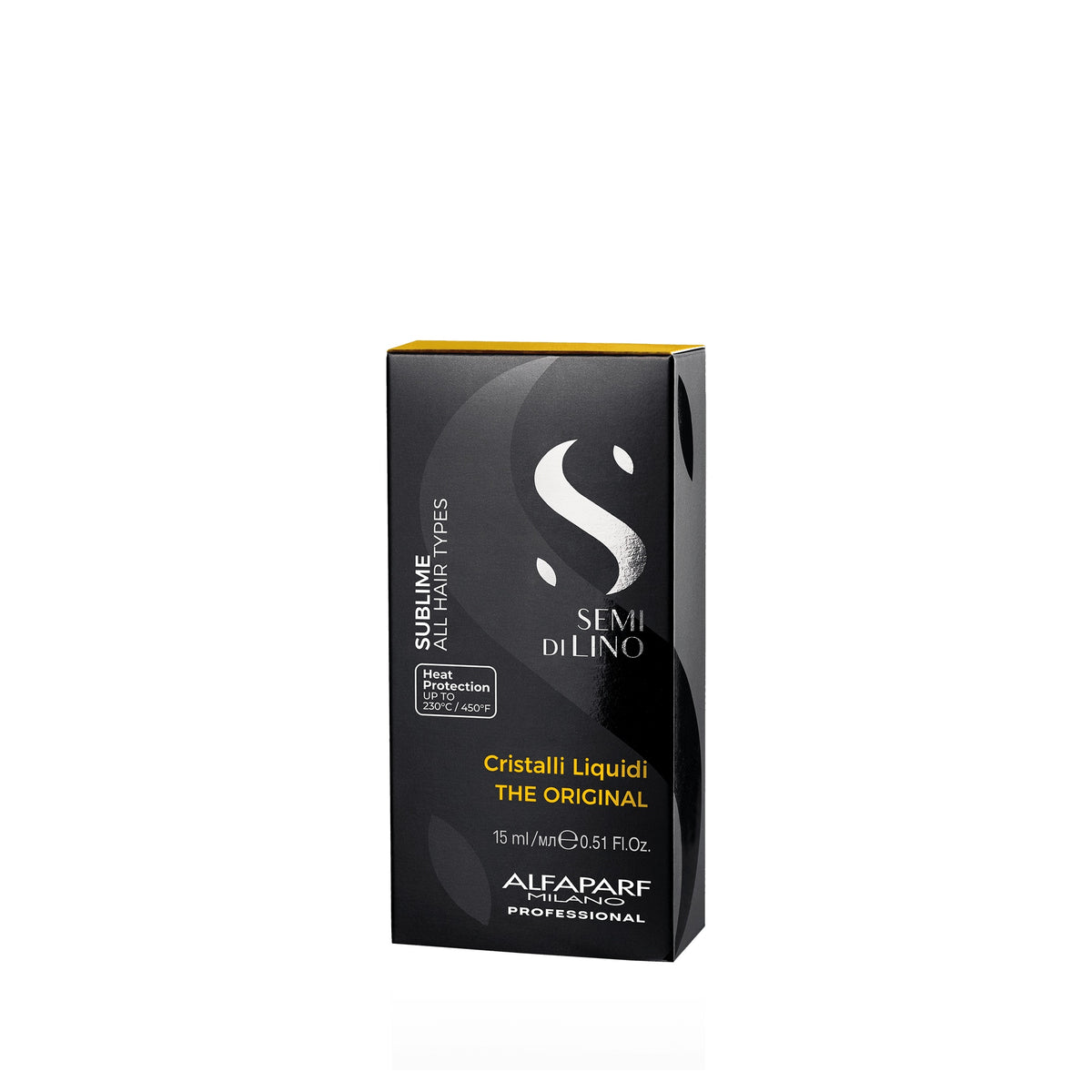 Alfaparf Milano Semi di Lino Sublime Cristalli Liquidi – Siero illuminante istantaneo per tutti i tipi di capelli 15 ml, immagine ufficiale 2