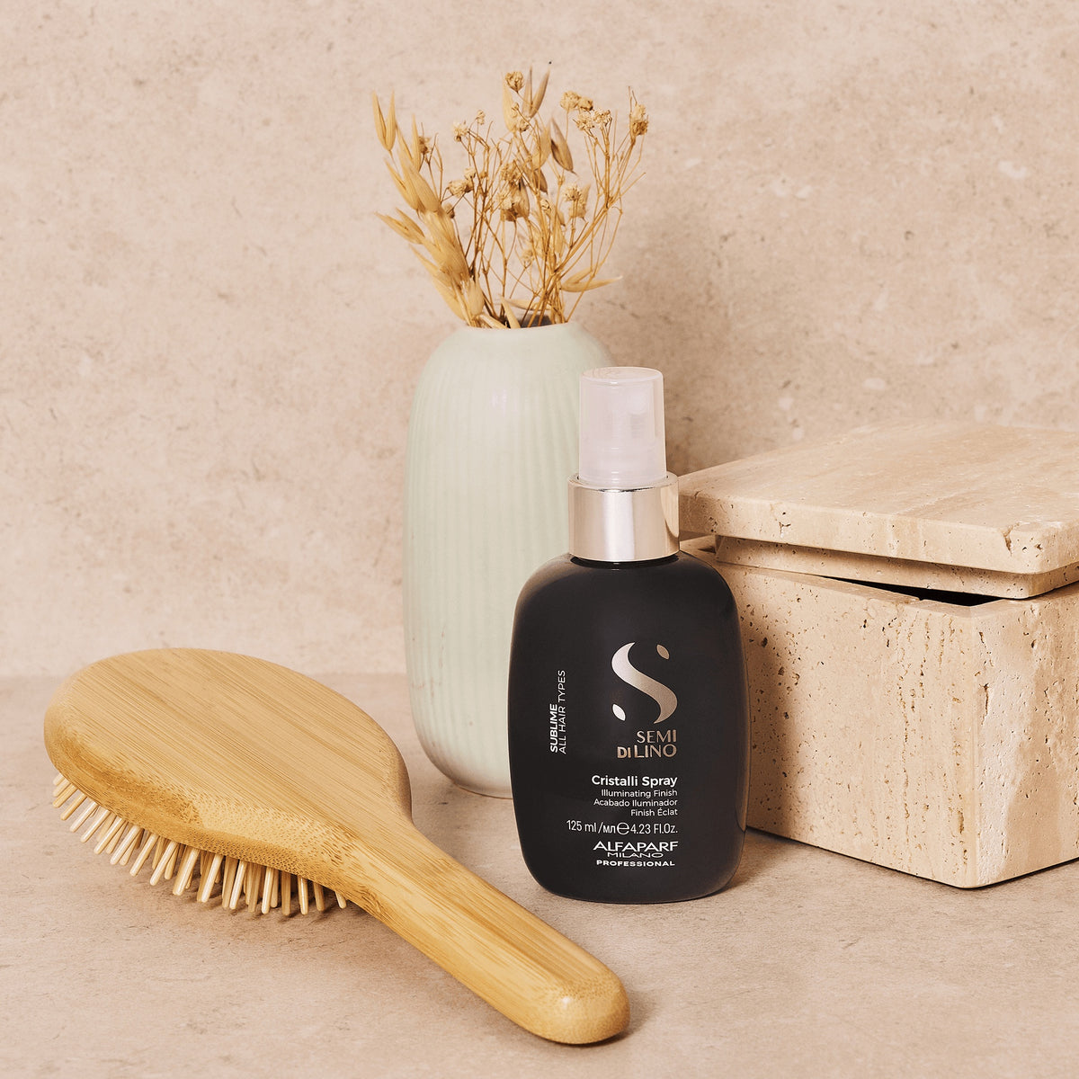 Alfaparf Milano Semi di Lino Sublime Cristalli Spray – Finish illuminante istantaneo per tutti i tipi di capelli 125 ml, immagine ufficiale 2