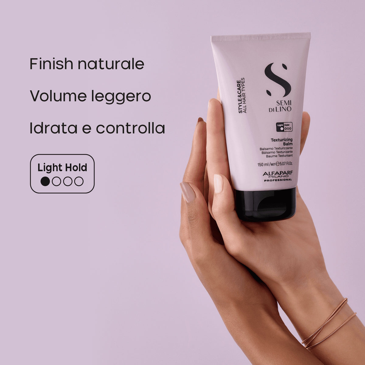 Alfaparf Milano Semi di Lino Style & Care Texturizing Balm – Balsamo Styling Texturizzante per un Look Naturale 150 ml, immagine ufficiale 4