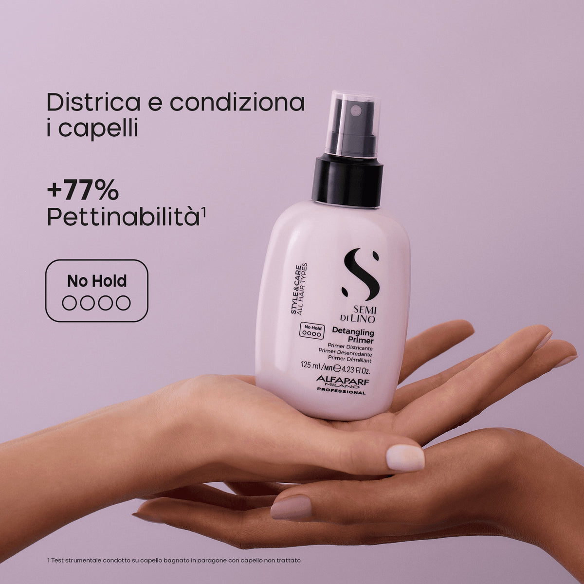 Alfaparf Milano Semi di Lino Style & Care Detangling Primer – Primer Districante Anticrespo e Termoprotettivo 125 ml, immagine ufficiale 4