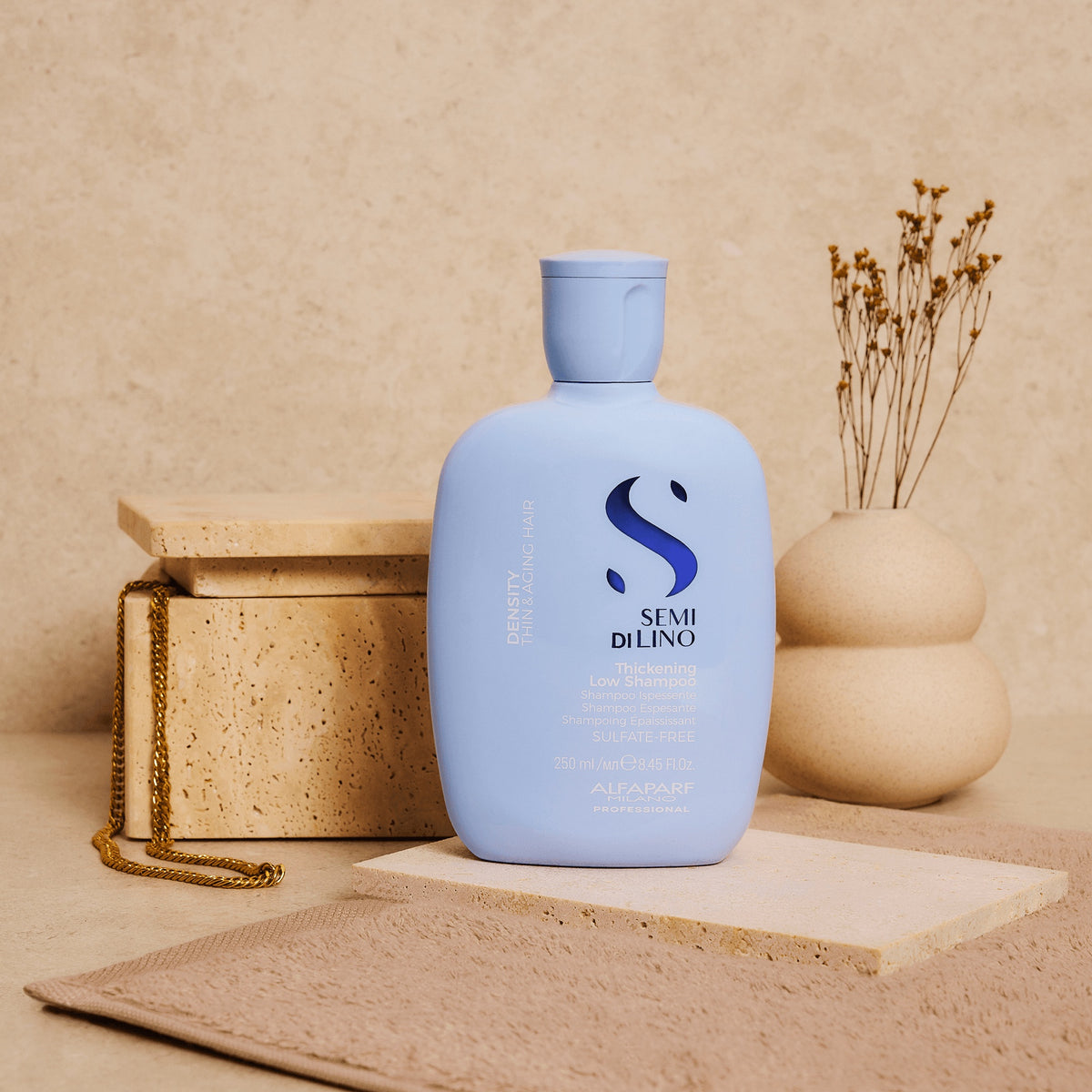 Alfaparf Milano Semi di Lino Density Thickening Low Shampoo – Shampoo Rimpolpante per Capelli Fini e Assottigliati 250 ml, immagine ufficiale 2