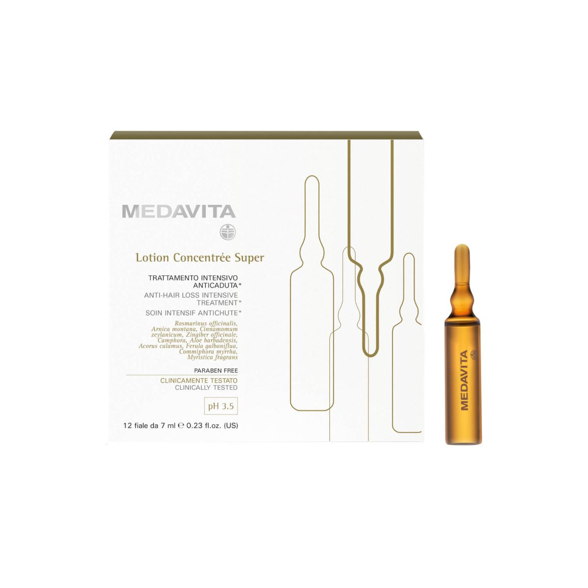 MEDAVITA Lotion Concentrée Fiale anticaduta SUPER 12x7 ml
