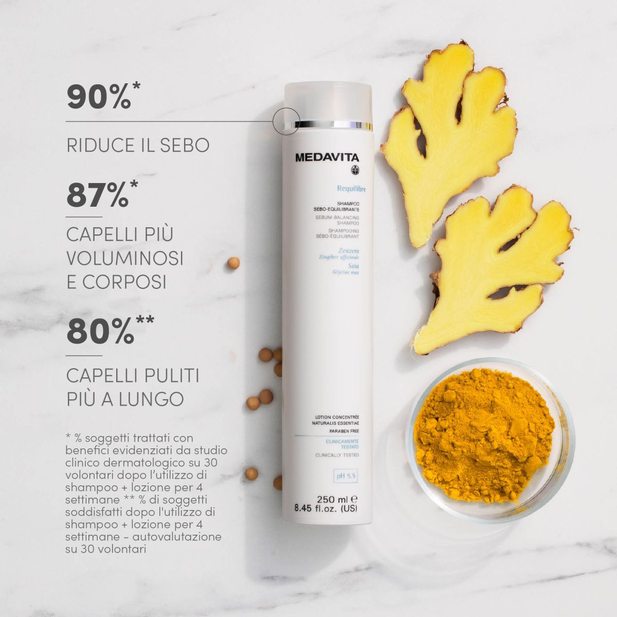 Medavita Shampoo sebo-equilibrante Requilibre 250ml