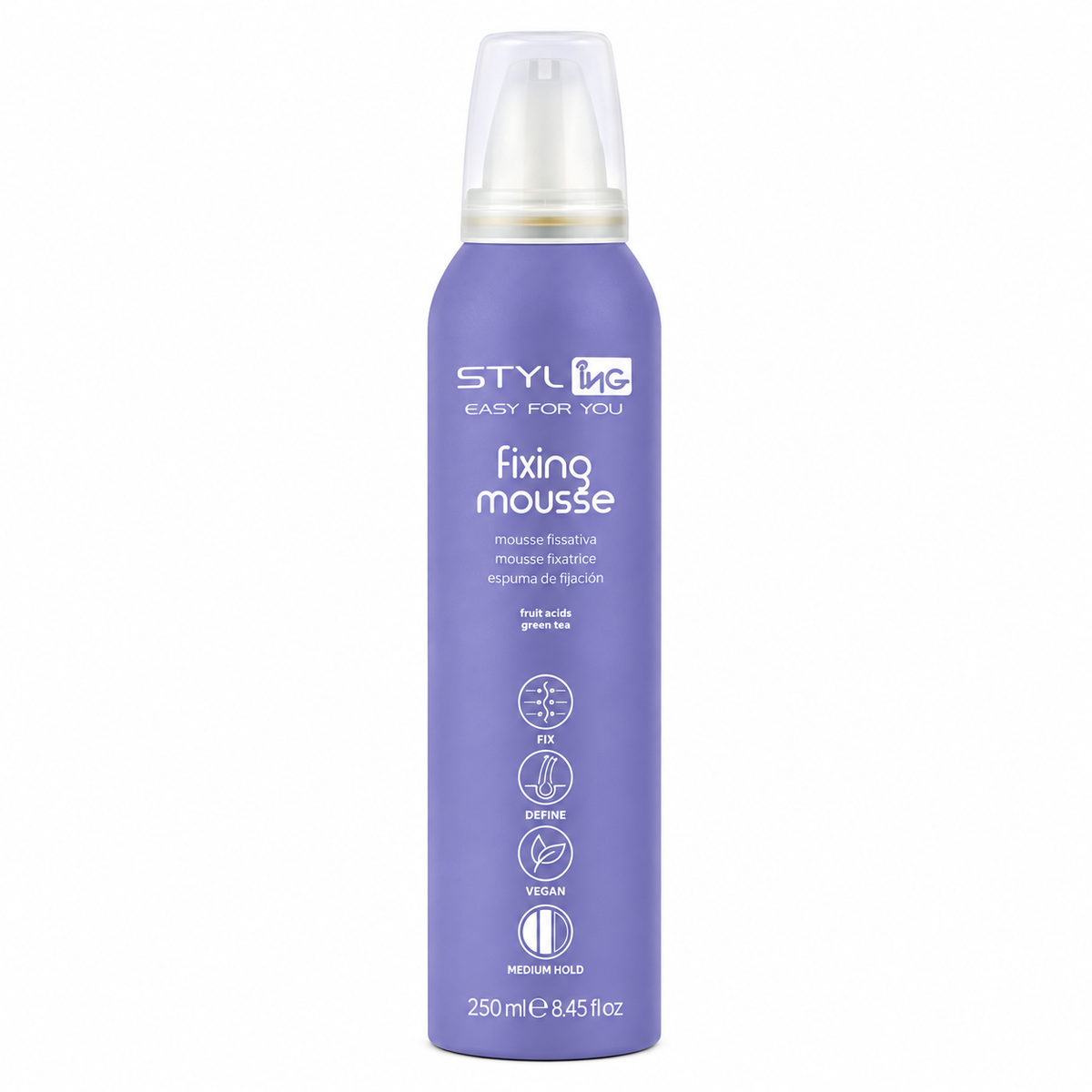 Ing Mousse fissativa tenuta media - 250 ml