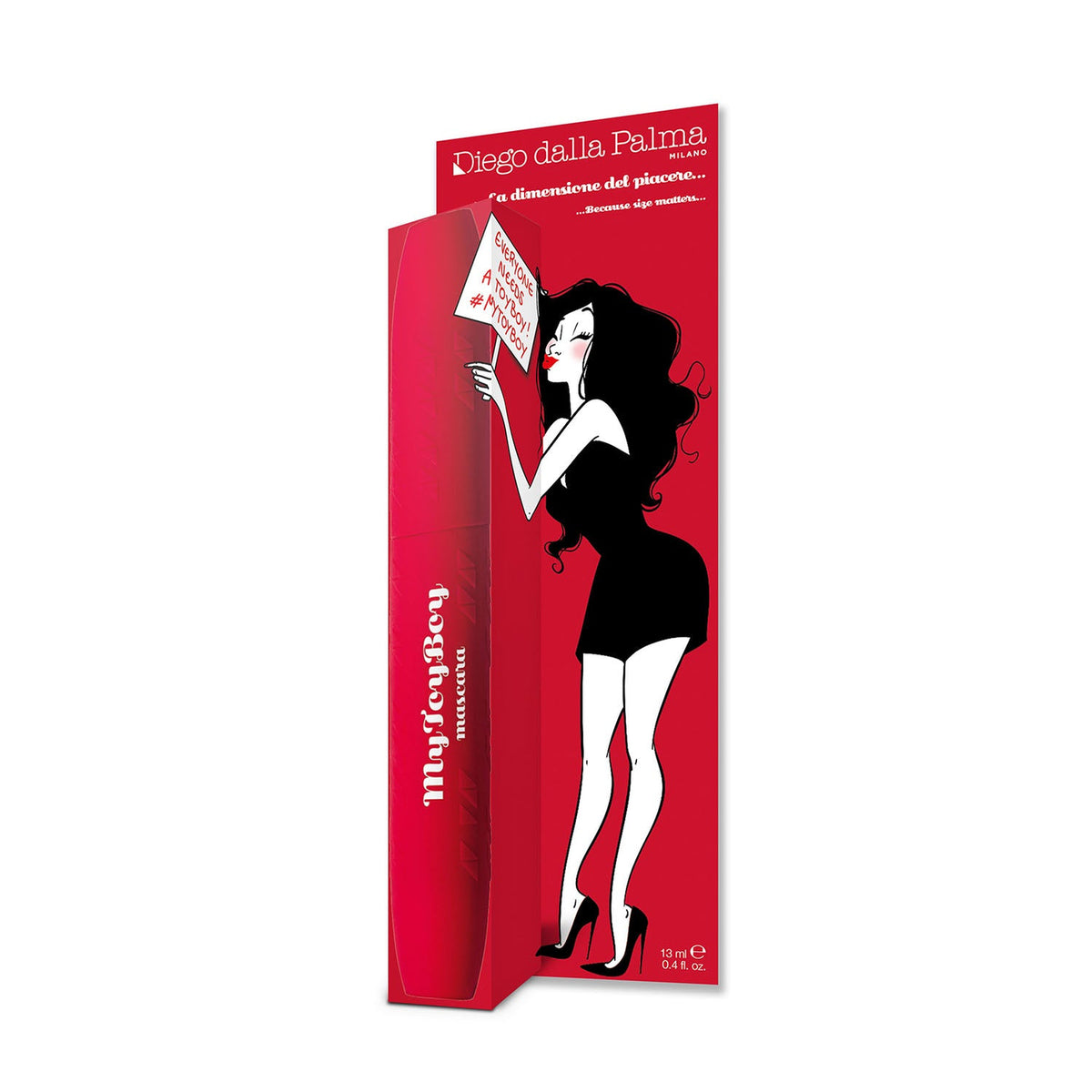 Confezione originale rossa Diego dalla Palma MyToyBoy mascara 13 ml