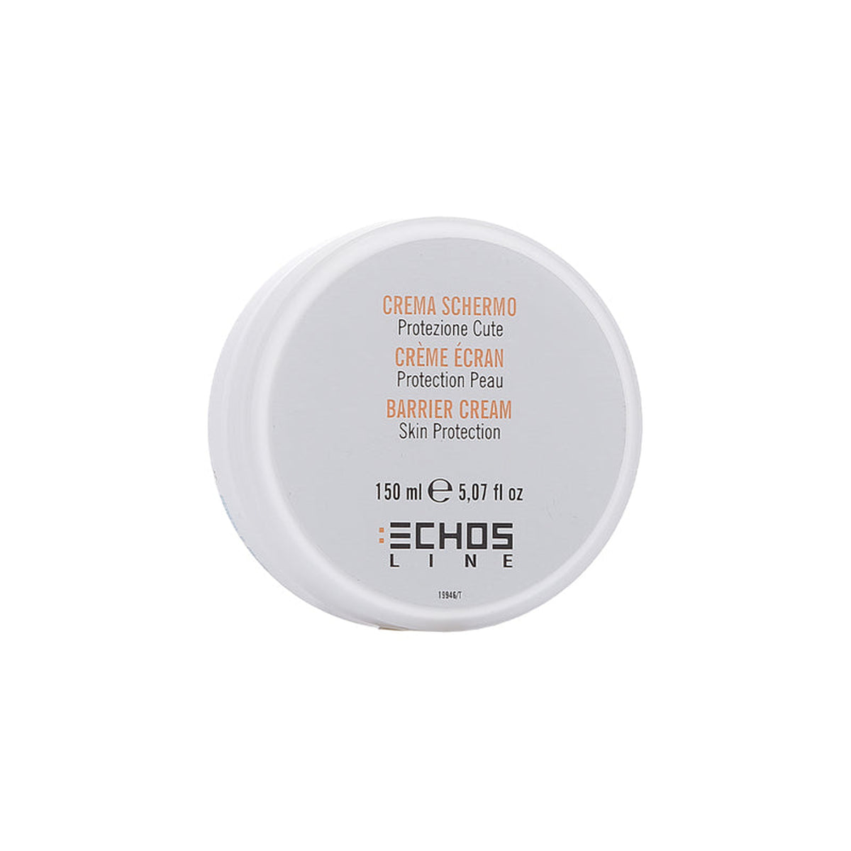 Echosline Crema Schermo – Crema Barriera Protettiva per Colorazione Capelli 150 ml – confezione del prodotto su fondo bianco