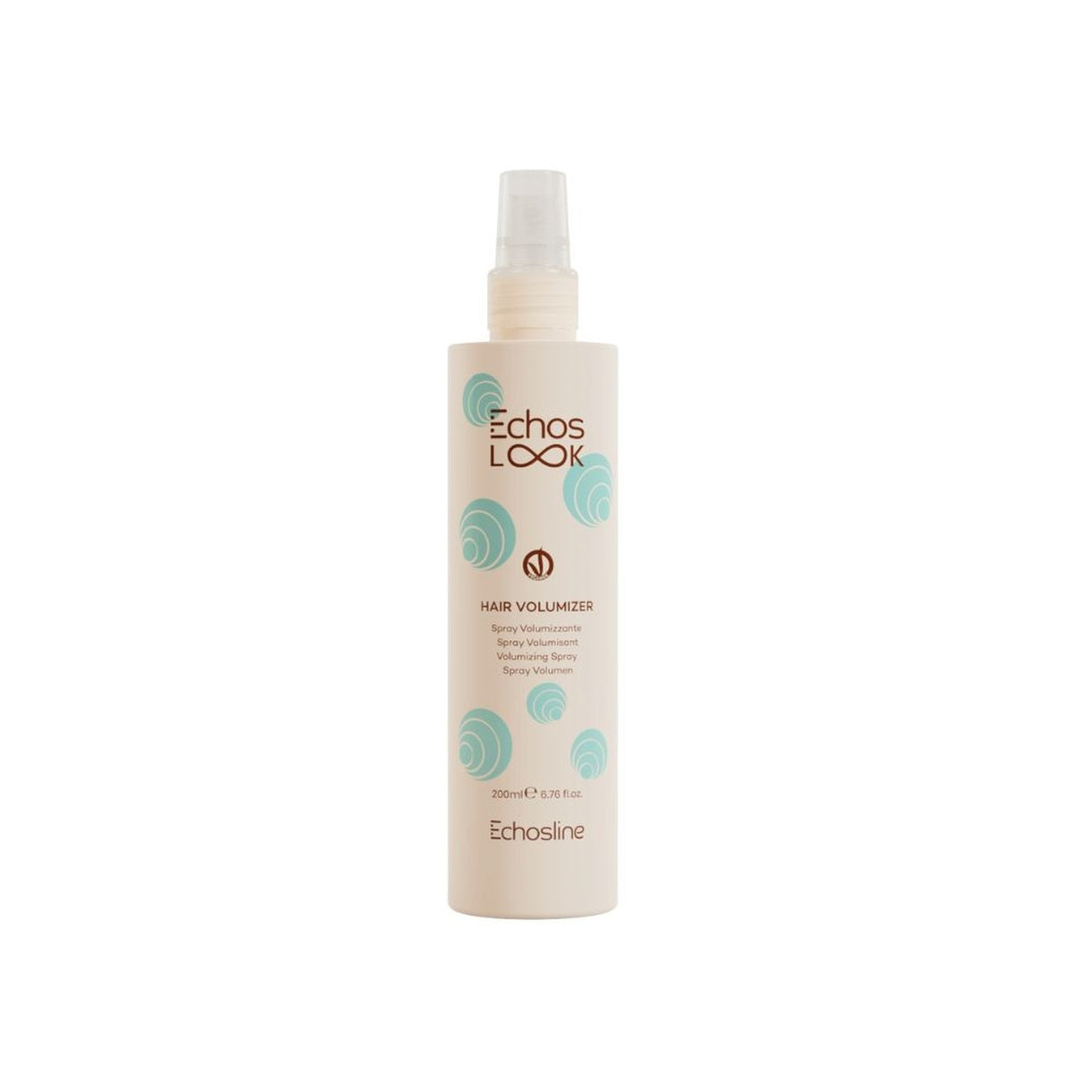 Echosline Echos Look Hair Volumizer – Spray Volumizzante Radici per Capelli Fini 200 ml – confezione del prodotto su fondo bianco