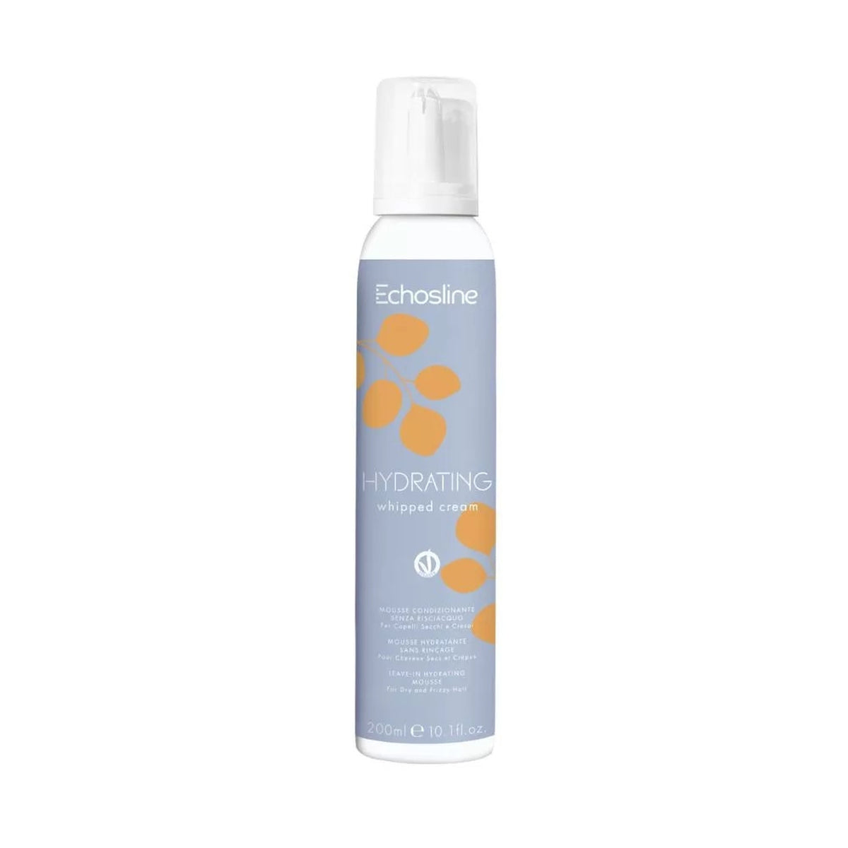 Echosline Hydrating Whipped Cream – Mousse Idratante Senza Risciacquo 200 ml – confezione del prodotto su fondo bianco