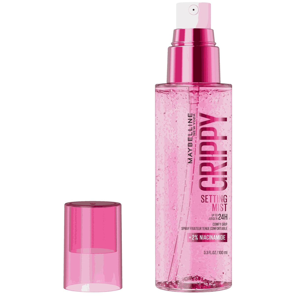 Maybelline Grippy Setting Mist – spray fissante trucco con Niacinamide