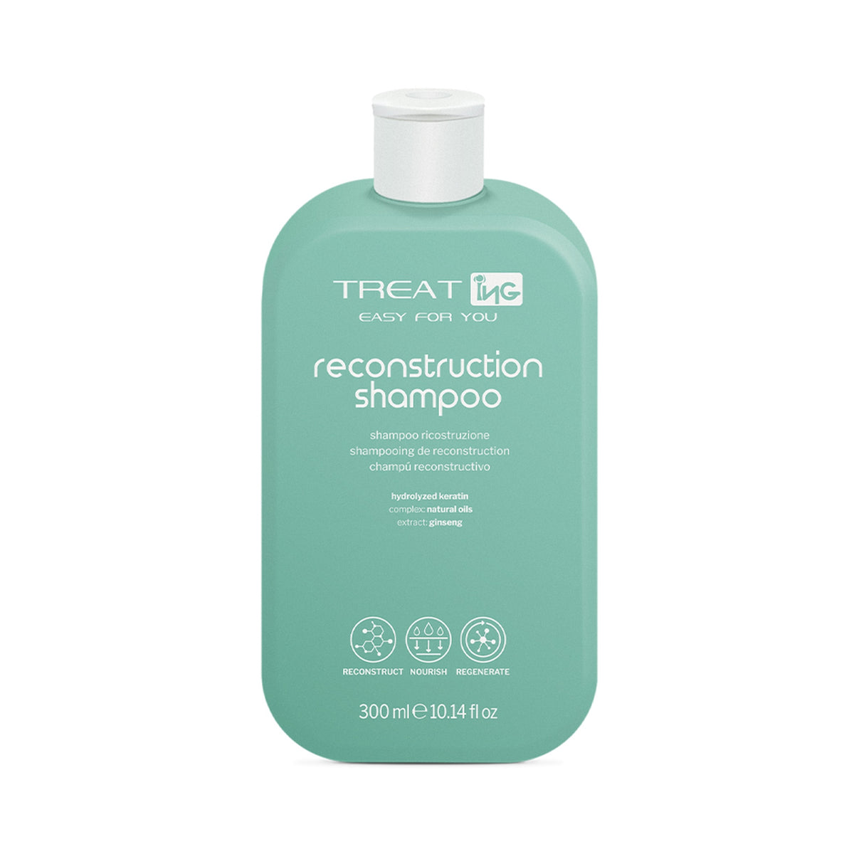 ING Shampoo Ricostruzione Capelli Trattati con Cheratina 300 ml - confezione originale