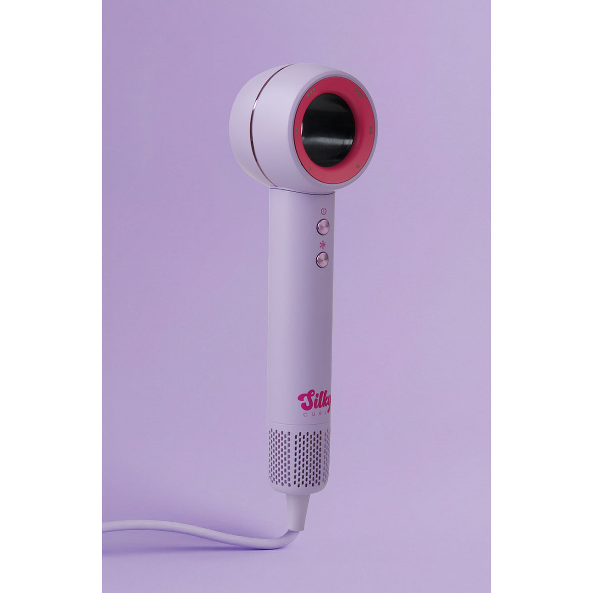 Labor Silky Curl phon ionico lilla e fucsia per capelli ricci