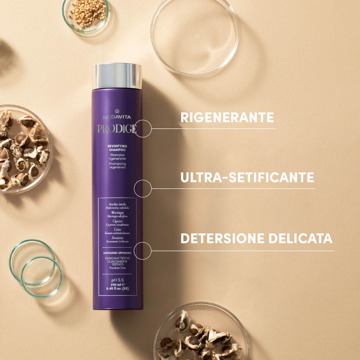 Medavita PRODIGE Shampoo rigenerante 250ml