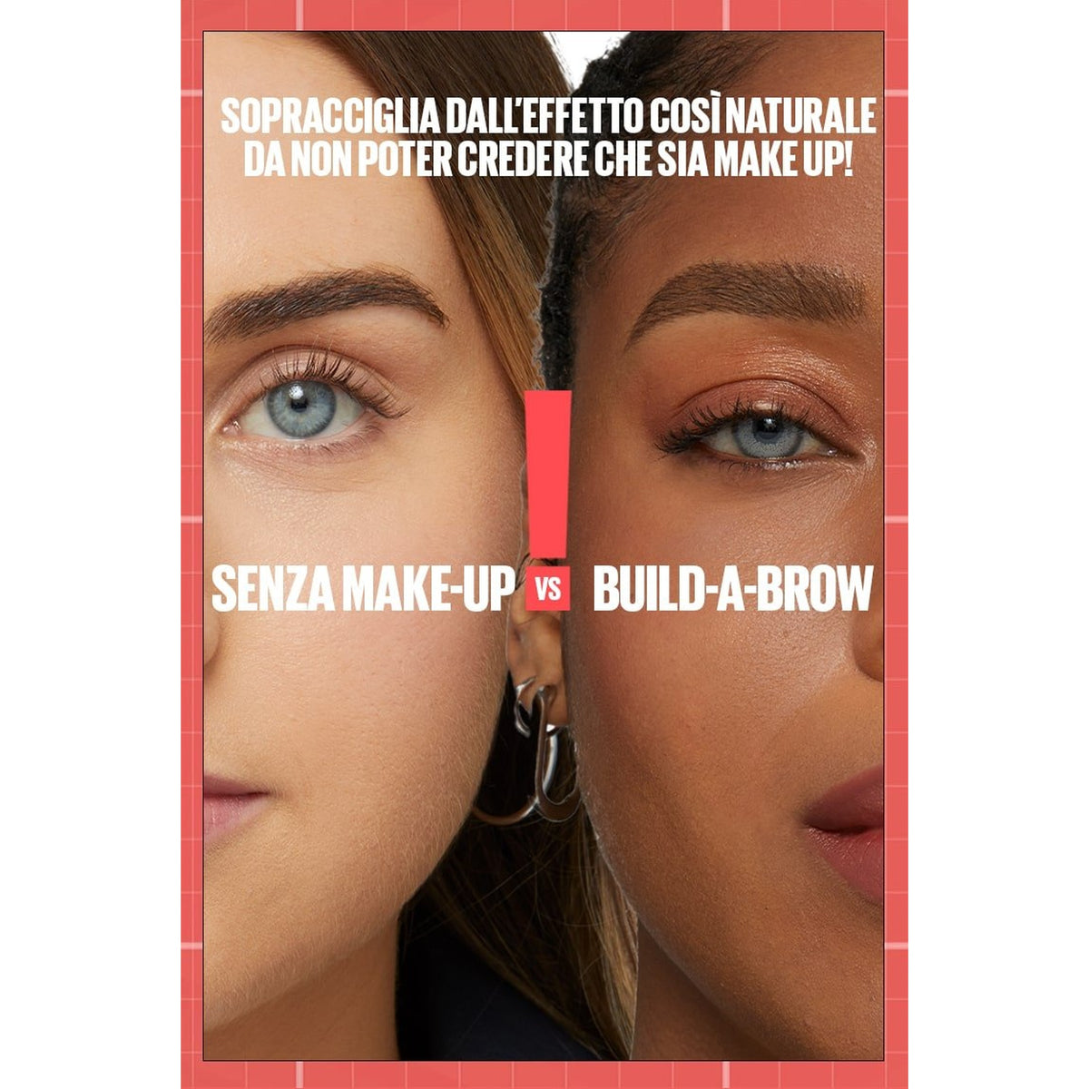 Maybelline Build-A-Brow 2 in 1 – Penna Sopracciglia Effetto Pelo a Pelo e Gel Fissante Trasparente