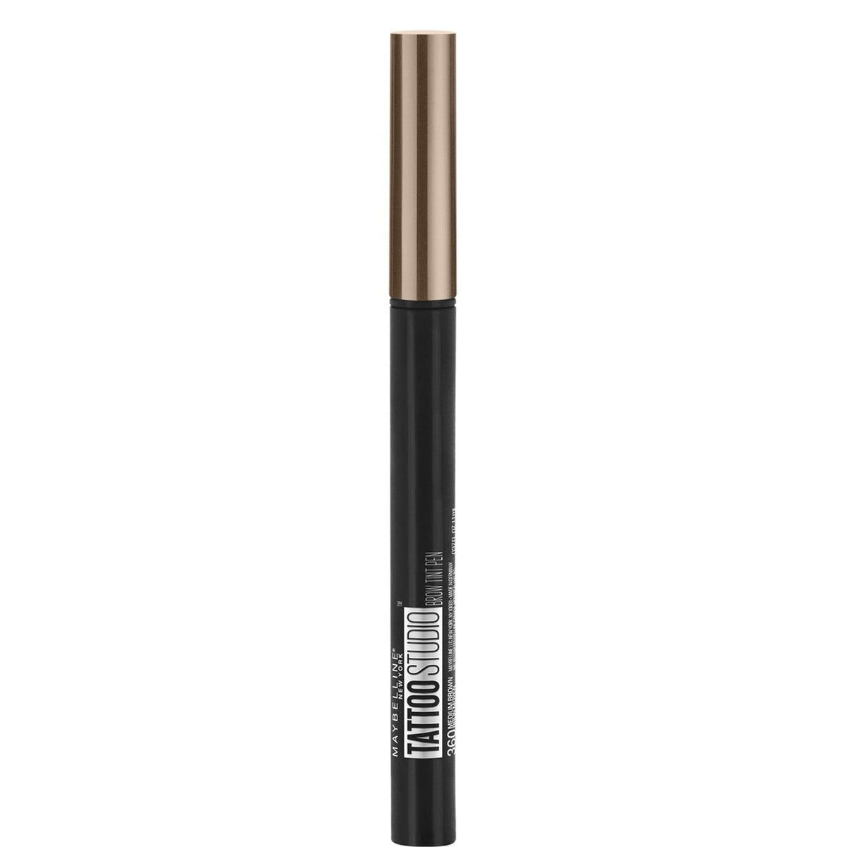Maybelline Tattoo Brow Micro Pen Tint – Penna Sopracciglia con Punta a Tridente per un Effetto Naturale