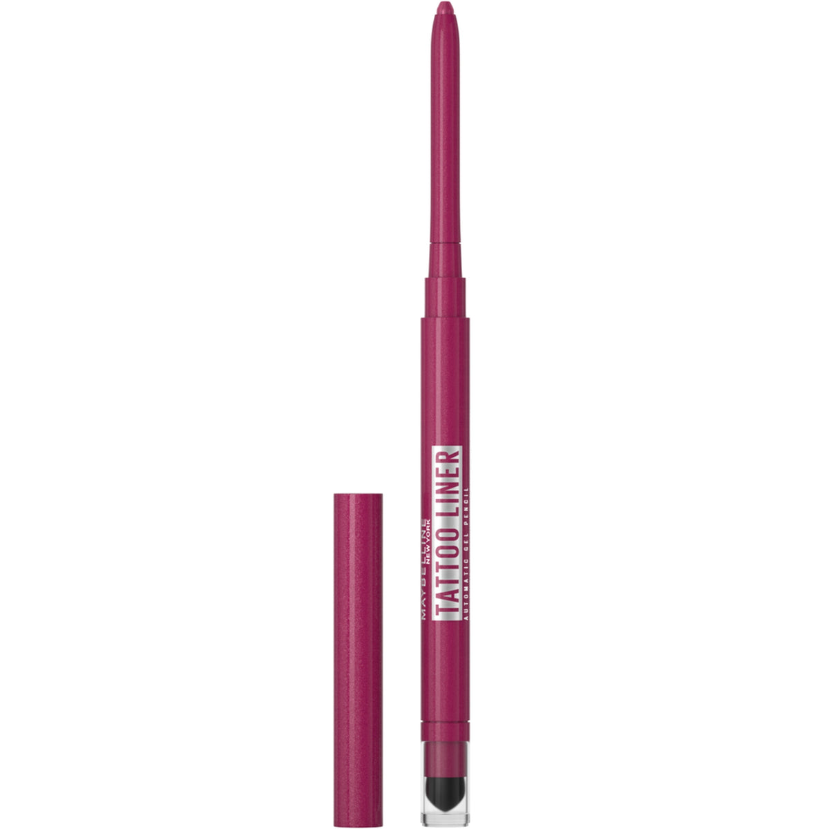 Maybelline Tattoo Liner Automatic Gel Pencil – Matita Occhi Automatica Waterproof 36H con Sfumino per Smokey Eyes