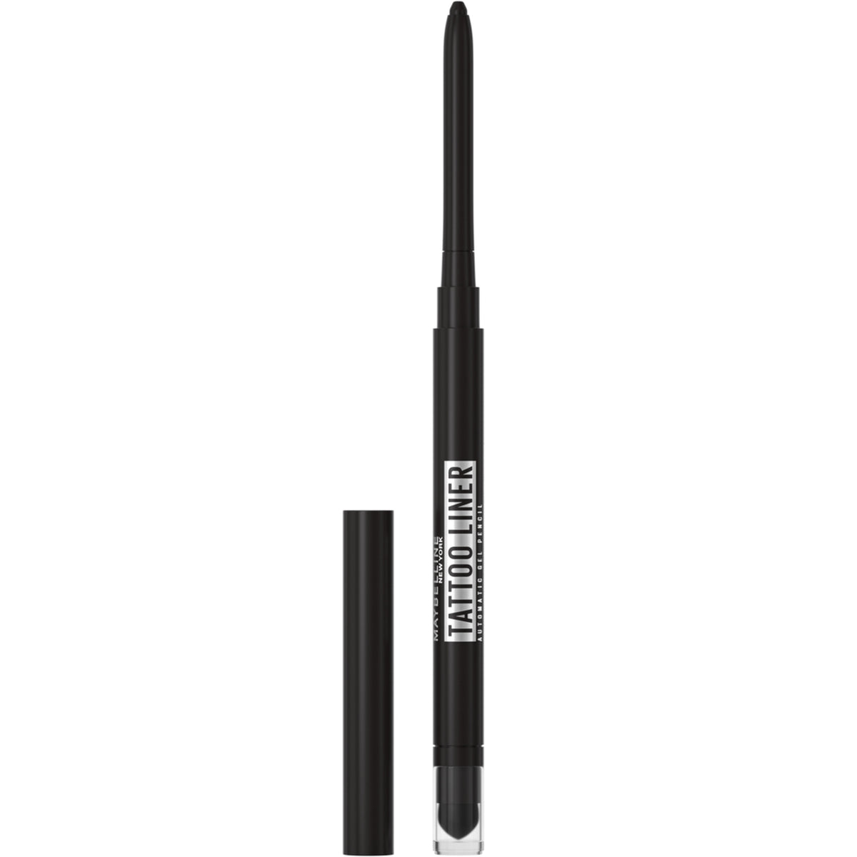 Maybelline Tattoo Liner Automatic Gel Pencil – Matita Occhi Automatica Waterproof 36H con Sfumino per Smokey Eyes