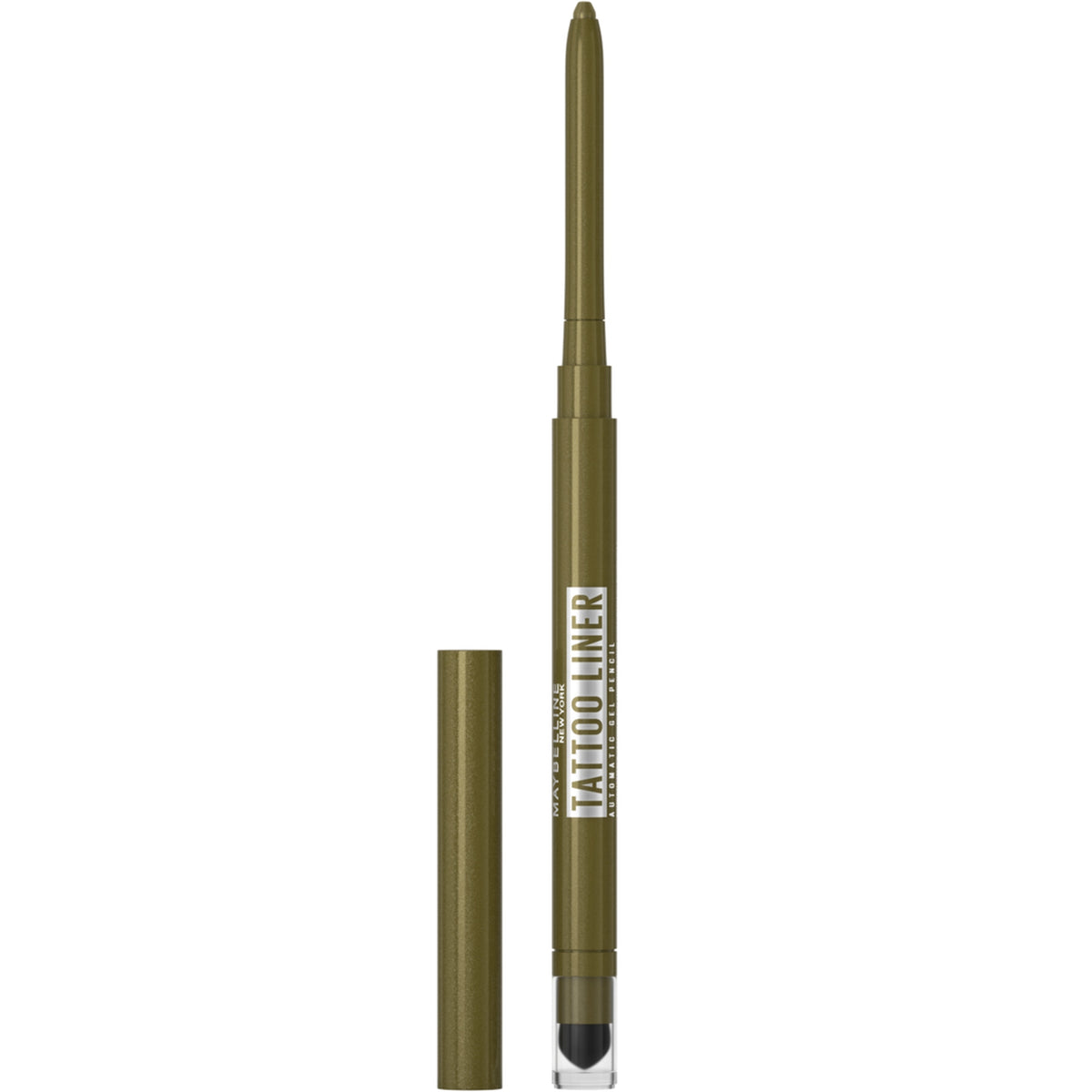Maybelline Tattoo Liner Automatic Gel Pencil – Matita Occhi Automatica Waterproof 36H con Sfumino per Smokey Eyes