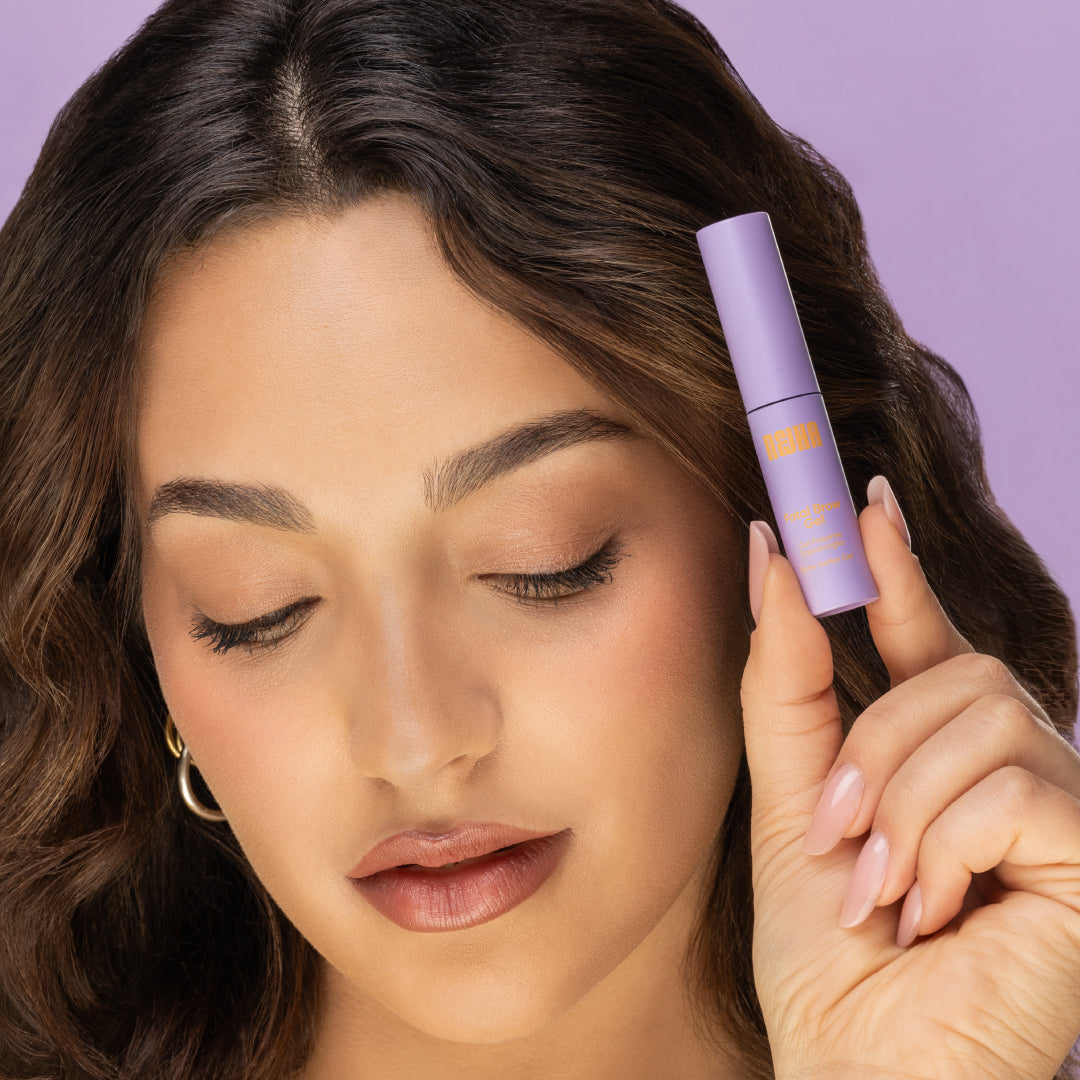 NEJHA Fatal Brow Gel, foto ufficiale su modella