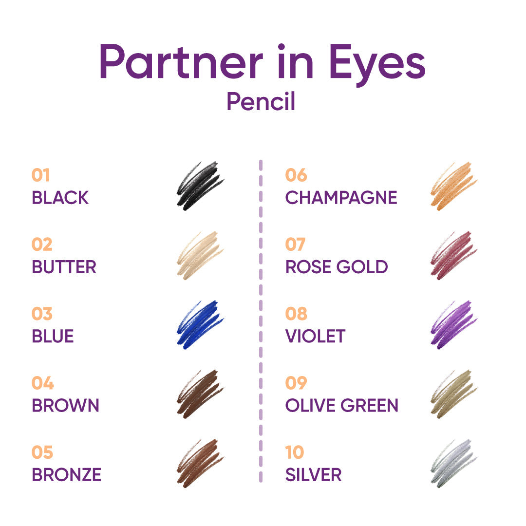 NEJHA Partner in Eye Pencil 10 colori fotografia ufficiale