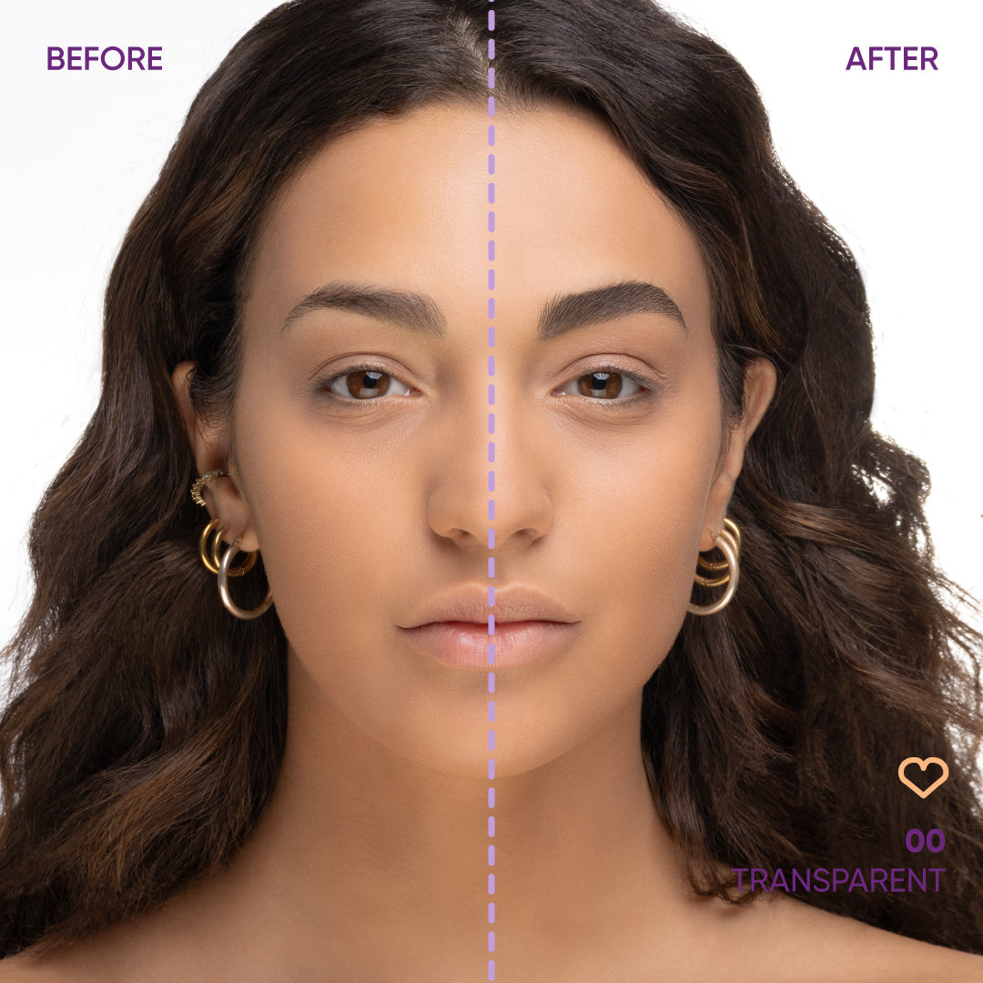 NEJHA Fatal Brow Gel trasparente, prima e dopo