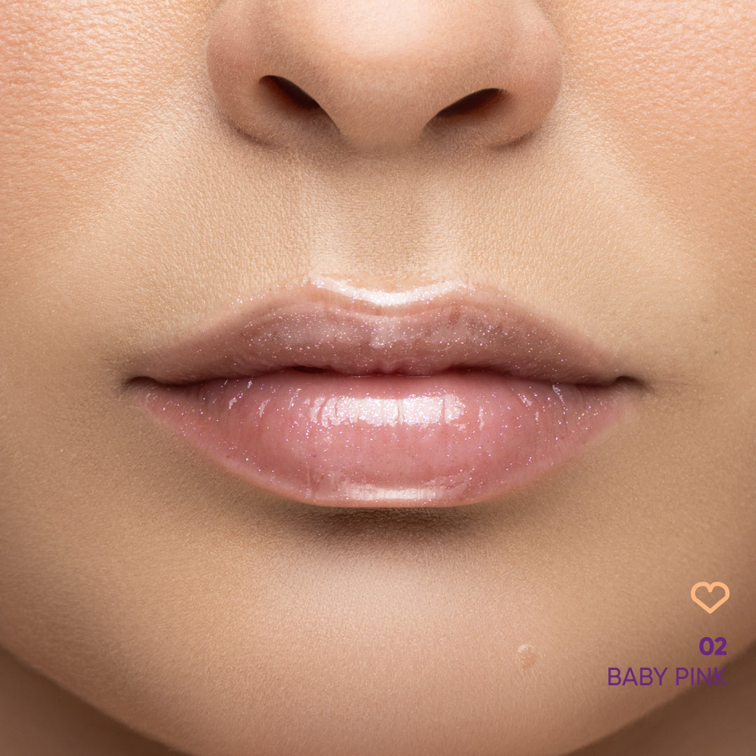 NEJHA Diamond Crush lip oil scintillante Baby Pink – foto 3