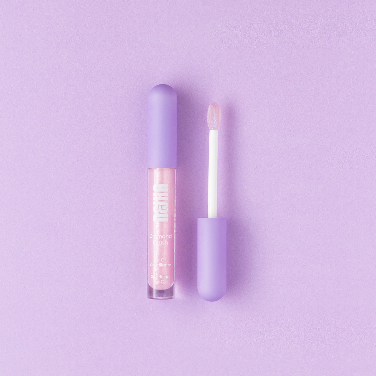 NEJHA Diamond Crush lip oil scintillante Baby Pink – foto hero