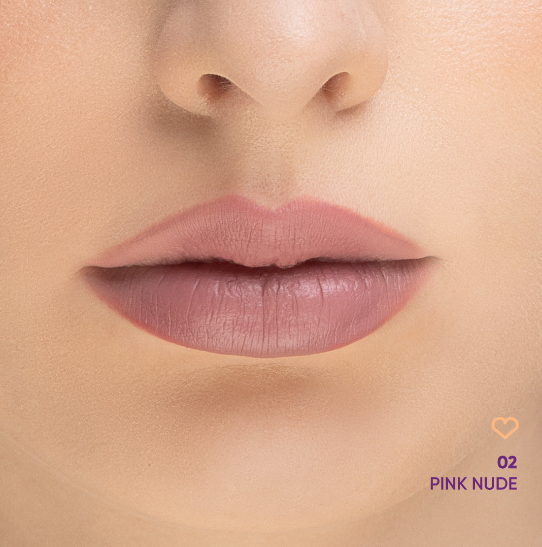 NEJHA Lip-phoria rossetto liquido matt 02 Pink Nude foto ufficiale