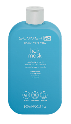 ING Kit estivo capelli - Shampoo, Maschera e Fluido protettivo + Pochette OMAGGIO