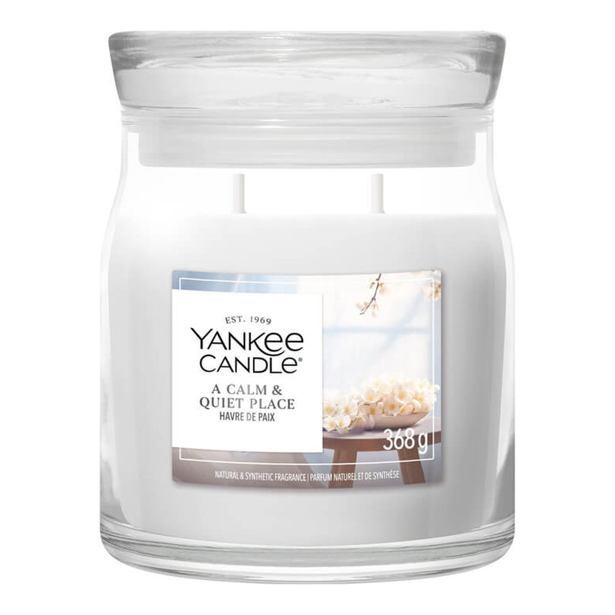 Yankee Candle A Calm Quiet Place – Candela Profumata Giara Media Signature 368 g