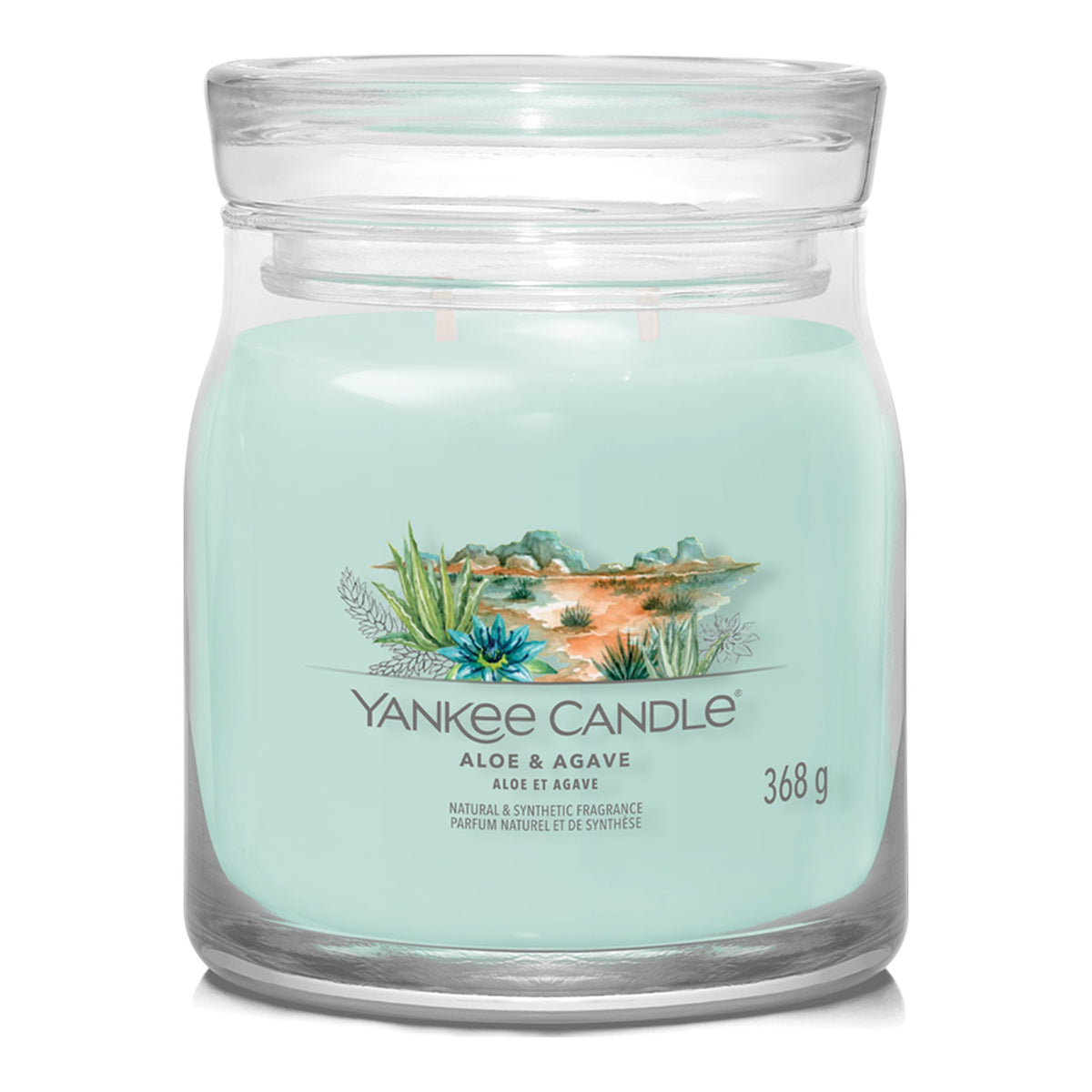Yankee Candle Aloe Agave – Candela Profumata Giara Media Signature 368 g